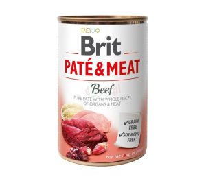 karma mokra dlapsa brit pate&meat wołowina