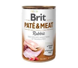 karma mokra dla psa brit care pate&meat królik