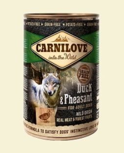 CARNILOVE Pies Adult Kaczka i bażant 400 g